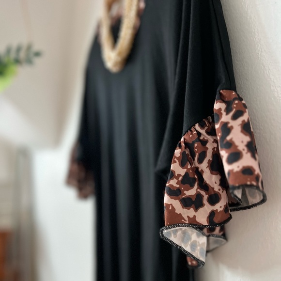 NWOT Shein sz L leopard tshirt tunic - Picture 6 of 9